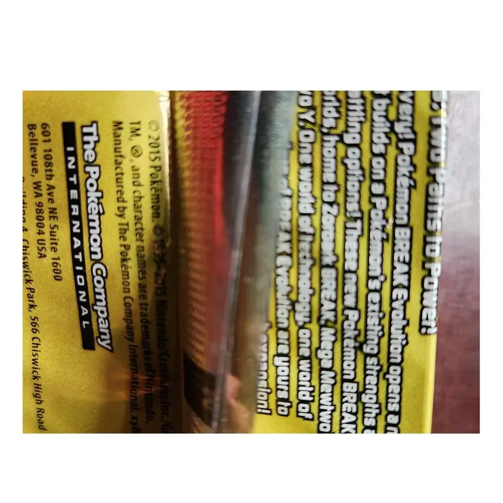 Pokémon XY BREAKthrough Mini Booster Pack Mega Mewtwo Y New Sealed